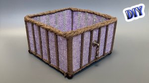 ? УДИВИТЕЛЬНЫЙ ЯЩИК-ОРГАНАЙЗЕР СВОИМИ РУКАМИ ИЗ ПРОСТЫХ МАТЕРИАЛОВ?DIY Творческие идеи