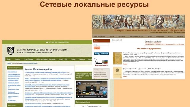 Сетевые ресурсы в формировании фонда муниципальных библиотек Нижегородской области
