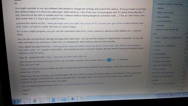 Panasonic Lumix Wifi remote control смотреть онлайн