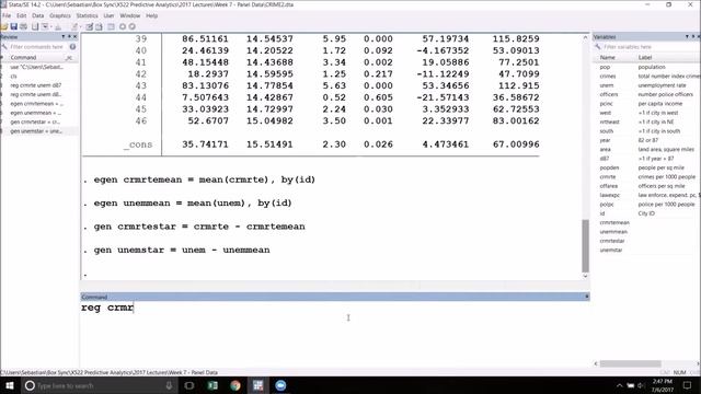 Fixed Effects in Stata смотреть онлайн