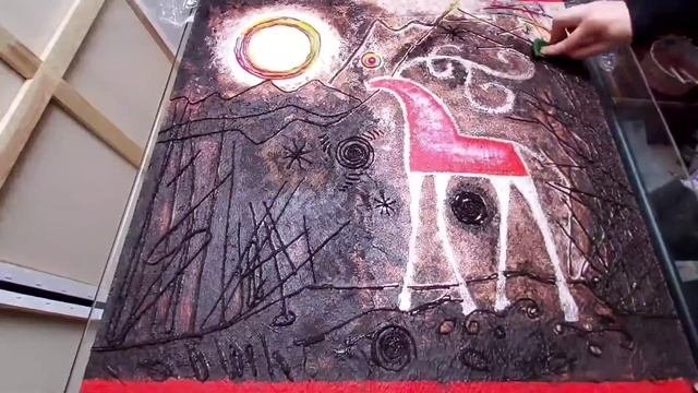 Мастер класс необычная картина своими руками. Нетрадиционная авторская техника #картинадляинтерьера