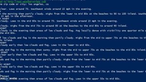 PowerShell, check weather