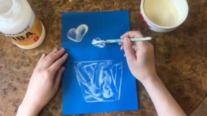 Рисуем манной крупой