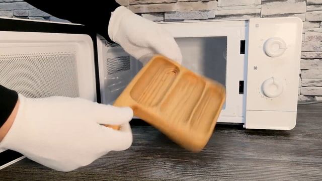 Что будет с деревянными тарелками в микроволновке. Не повторять дома смотреть онлайн