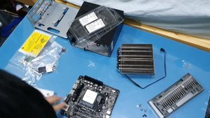 Asrock X300 deskmini build with the ryzen 3 4350g