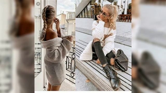 ВЯЗАНЫЕ ПЛАТЬЯ * МОДНЫЕ ФАСОНЫ, МОДЕЛИ ТРИКОТАЖНЫХ ПЛАТЬЕВ *