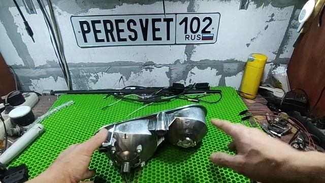 Квадро би-лэд для Mitsubishi Delica + электро-корректор и ангельские глазки смотреть онлайн