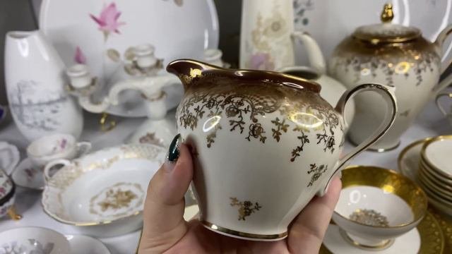 АНТИКВАРНО-ВИНТАЖНЫЙ ФАРФОР 3 ЧАСТЬ🫖📦😍 И СНОВА КРАСОТА ✨