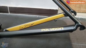 Simple Elegan‼️Custom Paint Polygon Strattos S4 Matte Black Gold