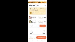 Foody - React Native Restaurant Food delivery iOS and Android App UI