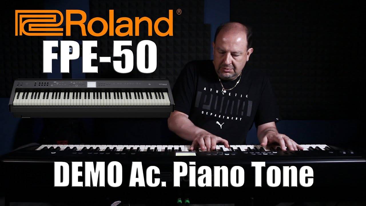 Roland FP-E50 - Demo Acoustic Piano Tone (No Talk!) by Andrea Girbaudo