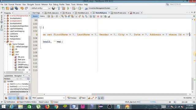 #16 how to update data in mysql using java swing netbeans