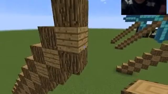 как построить топор в майнкрафт смотреть онлайн