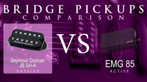 Seymour Duncan JB SH-4 vs EMG 85 - Bridge Pickup Guitar Tone Comparison Demo
