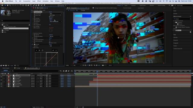 Создаем глитч эффект в After Effects