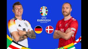 ЕВРО-2024. 1/8 ФИНАЛА. ГЕРМАНИЯ - ДАНИЯ (UEFA EURO 2024 GERMANY)
