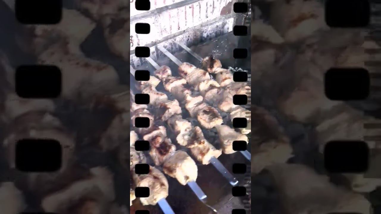 Шашлык на минеральной воде.
