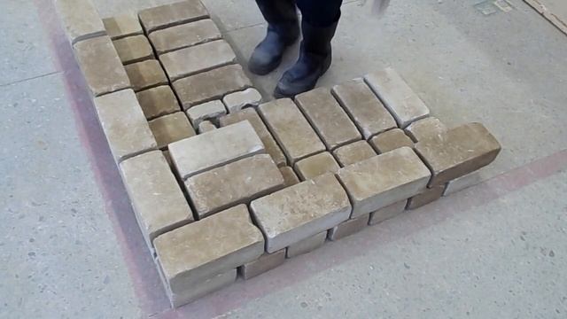 Кирпичная кладка угла в 2 кирпича (510 мм) по однорядной системе перевязки швов
