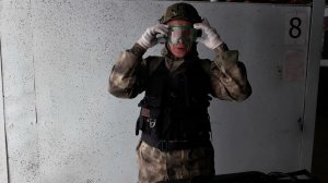 Сайга 12. Перекладка в правой и левой руки. Тест строительных очков в качестве стрелковых!