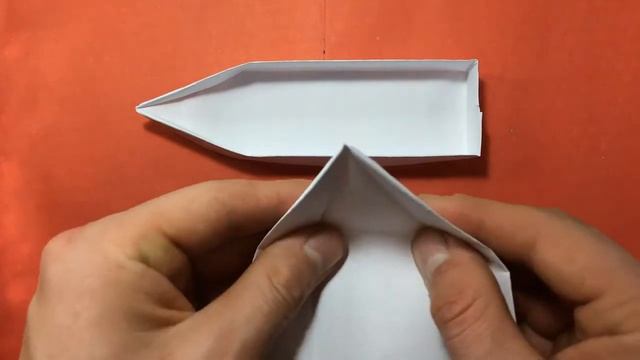 Как сделать плавающий кораблик из бумаги, скоростной катер из бумаги смотреть онлайн