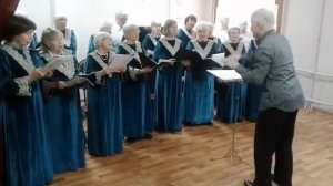 Месяц спрятался за рощу исп хор Ростокинские напевы