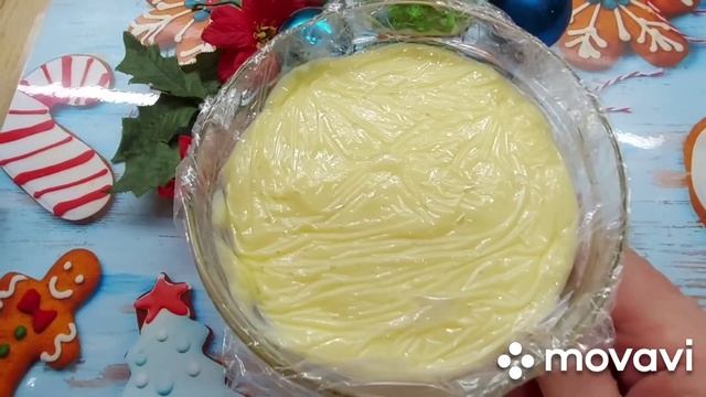 НОВОГОДНИЙ  рецепт  ПП крема Пломбир