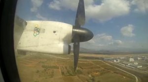 Olympic Dash 8 Q400 landing at Athens El. Venizelos Airport (HD)