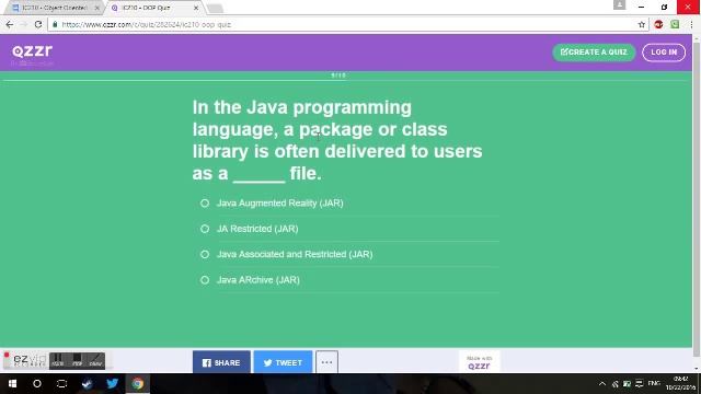 IC210 OOP QUIZ IT2D VIERNES смотреть онлайн