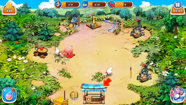 Веселая ферма. Новые приключения,  9 уровень (2 звезда) смотреть онлайн