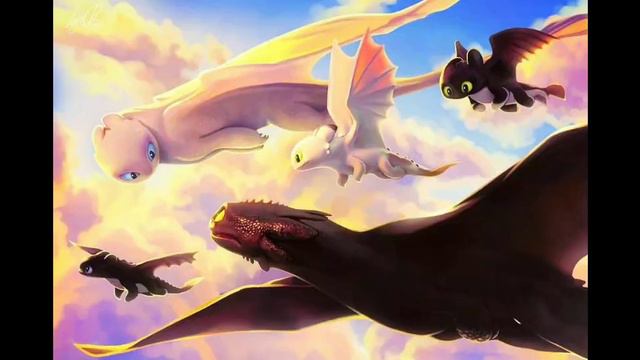 Дненвая фурия и Беззубик и их дети есть музыка две штук и читатйе в описание смотреть онлайн