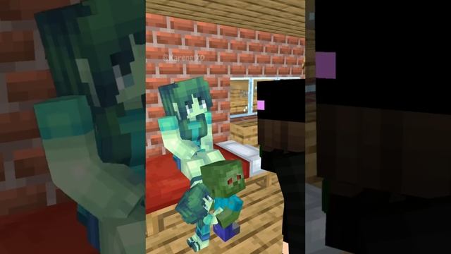 Warm Hearted Ender Girl | Sad Story? - Minecraft Animation Monster School