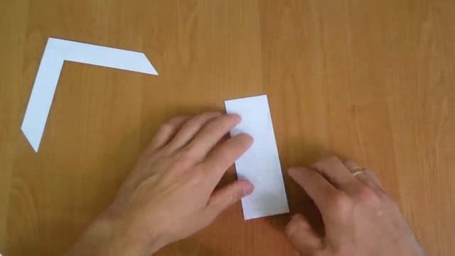Как сделать бумеранг из бумаги Оригами бумеранг