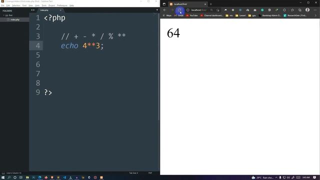 PHP basic to Advanced - Math and Operators