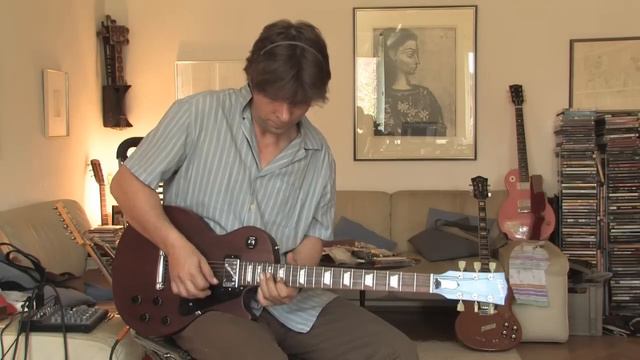 Gibson Les Paul Studio brown Part2 Overdrive смотреть онлайн