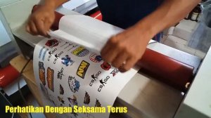 Tutorial Print+Laminasi+Cut Stiker Oleh RONIta