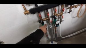 Котельная на пеллетном котле, теплые полы, радиаторы, автоматика