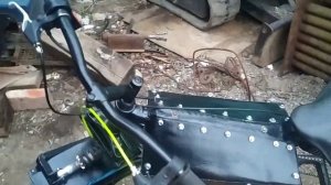 Самодельный электромотоцикл на 3000w часть 4