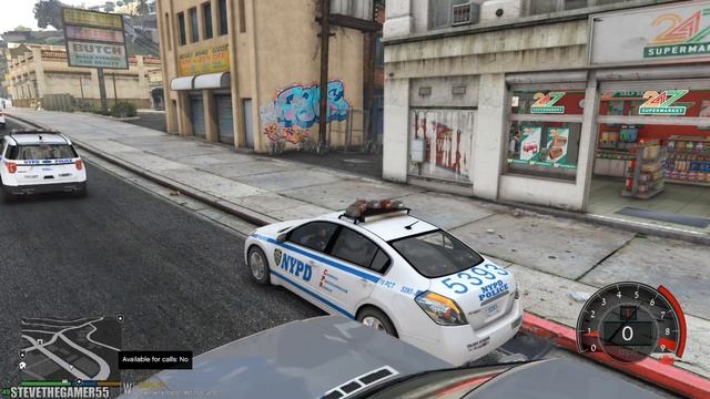 GTA 5 MODS LSPDFR 0.4.4 #49 - NYPD CITY PATROL!!! (GTA 5 REAL LIFE PC MOD) NYPD ALTIMA смотреть онлайн