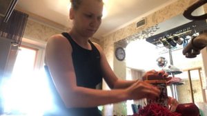 VLOG//Картина нитками своими руками/Дачный вайб