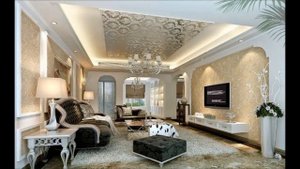 Обои для современной гостиной