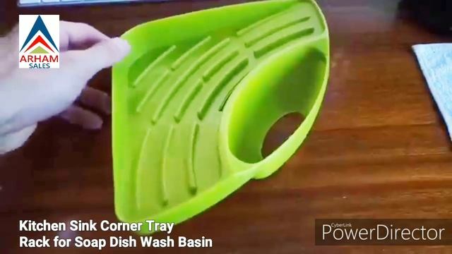 Multipurpose Kitchen Sink Organizer Plastic Corner Tray смотреть онлайн