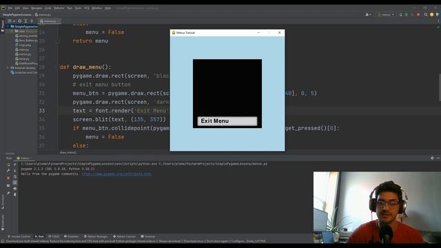 How to Create Menus in Python Games! (PyGame Tutorial) смотреть онлайн