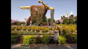 Dubai - Miracle Gardens  - Largest natural Flower Sculptures Garden of the World