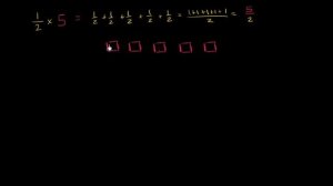 Умножение простой дроби на целое число