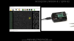 W25Q256FV WSON-8 8x6 package - REVELPROG-IS programmer