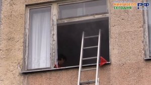 Пожарные учения в кингисеппской 5-ой школе