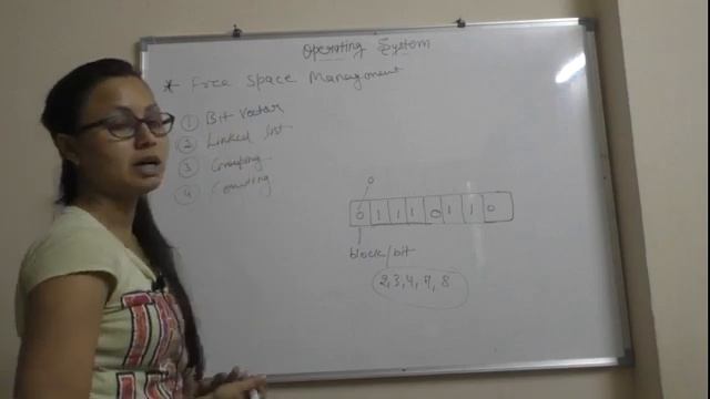 ""FREE SPACE MANAGEMENT" IN OPERATING SYSTEM BY AYUSHI MAM смотреть онлайн
