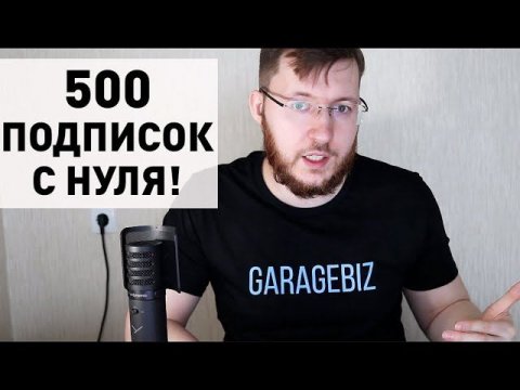 Бесплатная раскрутка Ютуб канала. Как набрать 500 подписчиков