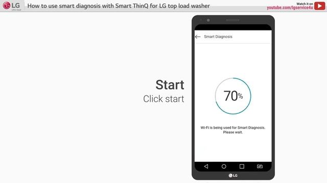 [LG Top Load Washers] How To Use Smart Diagnosis Using LG ThinQ App смотреть онлайн