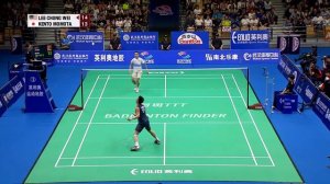 [4K50FPS] - MS - Kento Momota vs Lee Chong Wei - 2018 Badminton Asia Championships SF - Highlights